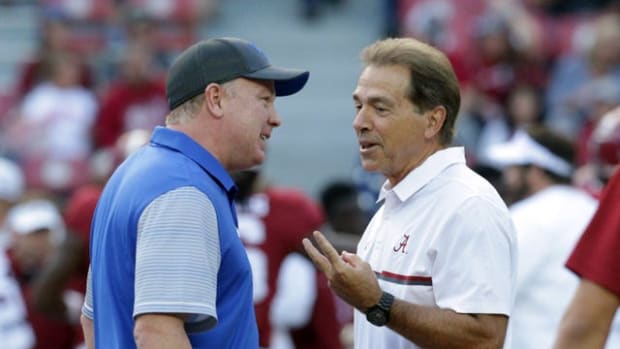 Mark Stoops and Nick Saba